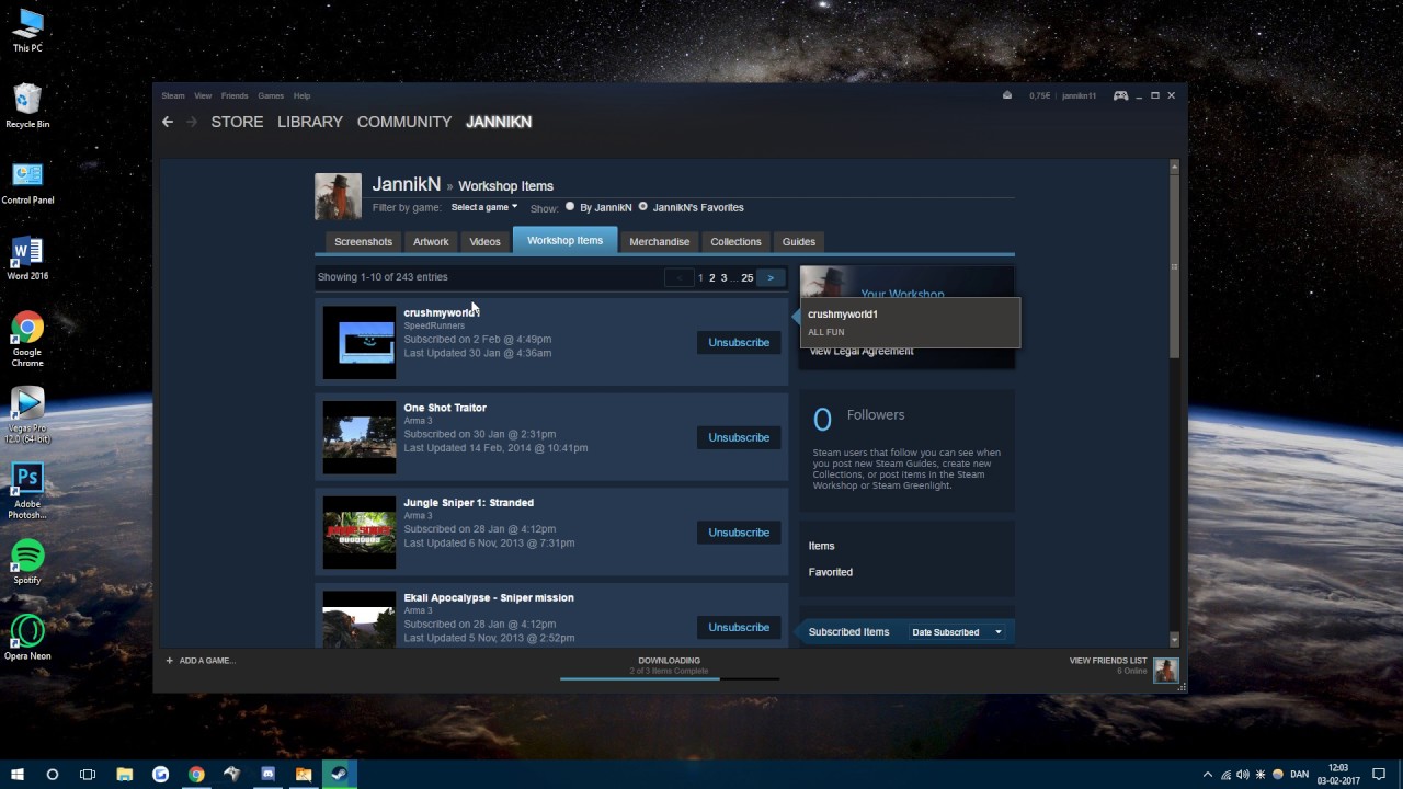 how to download mods from the steam workshop